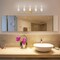 Designers Fountain Star Dust 24.25 in. 5-Light Brushed Gold Vanity Light with Natural Marble Accents for Bathrooms D304C-5B-BG - alternate 5